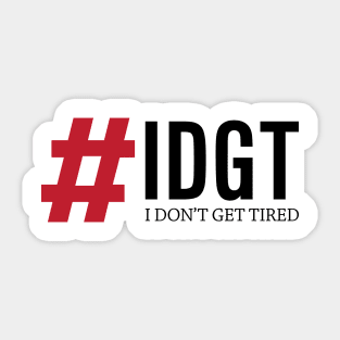 #IDGT Sticker